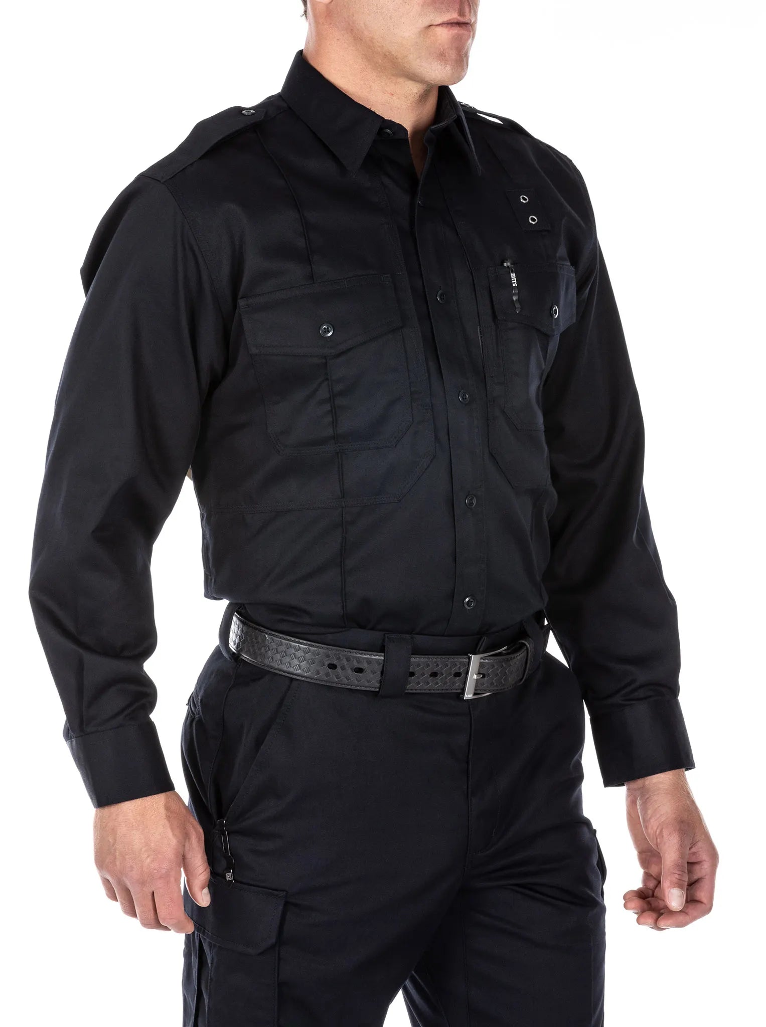 Twill PDU® Class B Long Sleeve Shirt – Midnight Navy