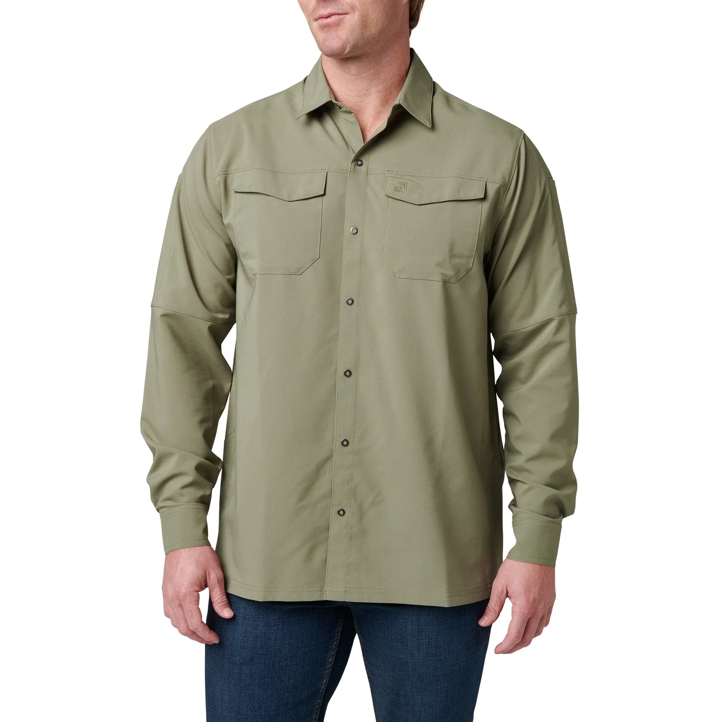 Freedom Flex Long Sleeve Shirt – Tank Green