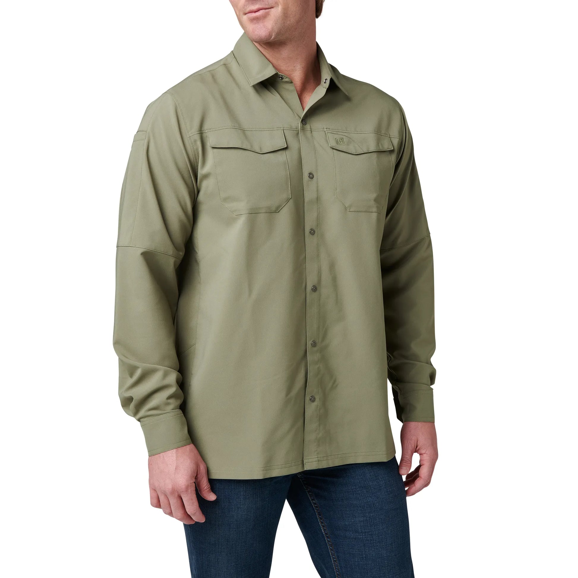 Freedom Flex Long Sleeve Shirt – Tank Green