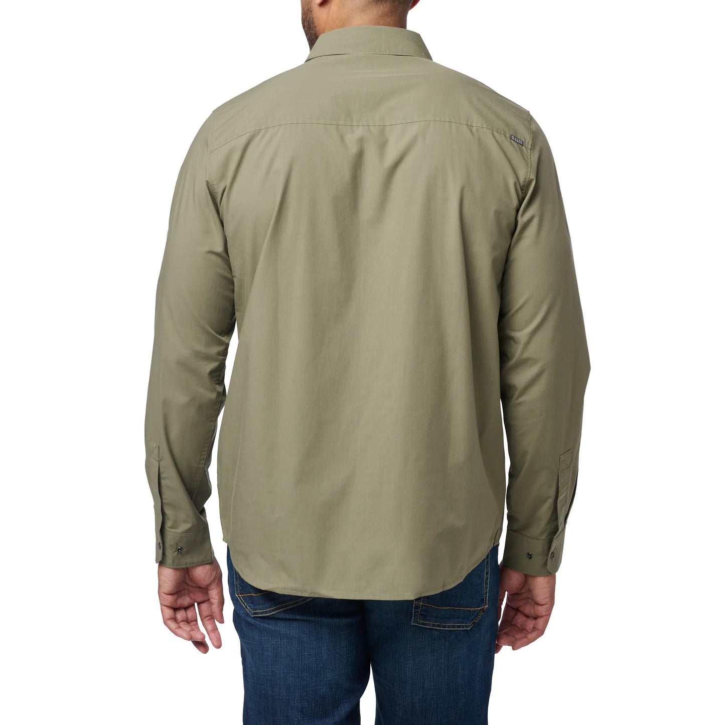 Igor Solid Long Sleeve Shirt – Tank Green