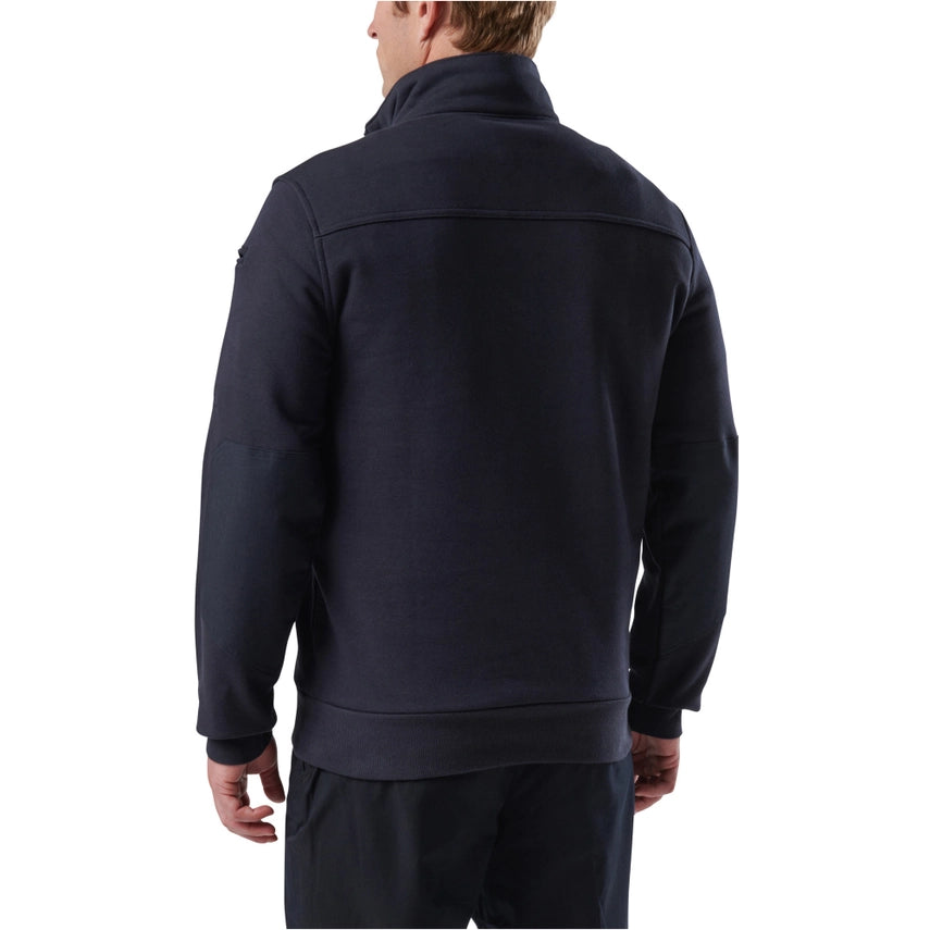 5.11 Mens Quarter Zip Job Shirt 2.0 Soft Collar - Midnight Navy - additional view
