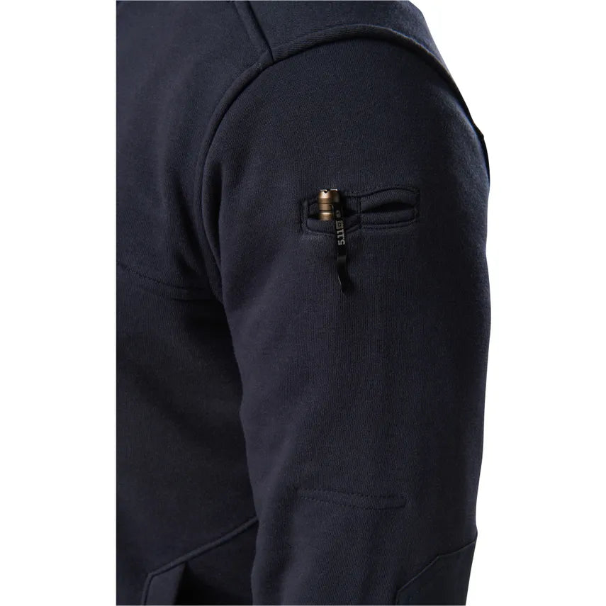 COS 5.11 Tactical 1/4 Zip Job Shirt 2.0 - Midnight Navy - alternate view