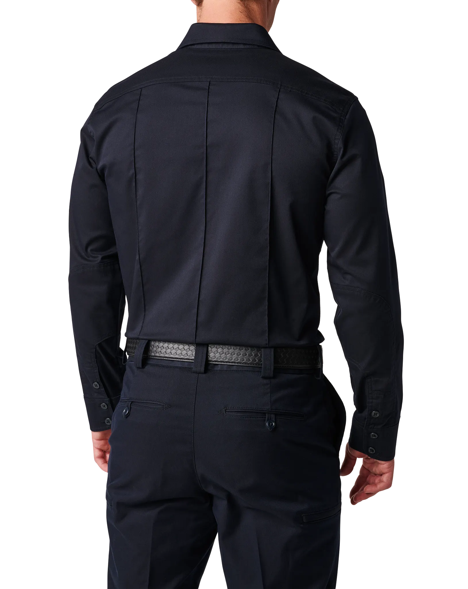 Mens Stryke Class A PDU Twill Long Sleeve Shirt – Midnight Navy