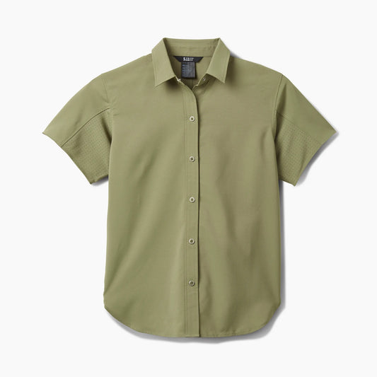 Women's Juliett Snap Woven Shirt – Covert Green