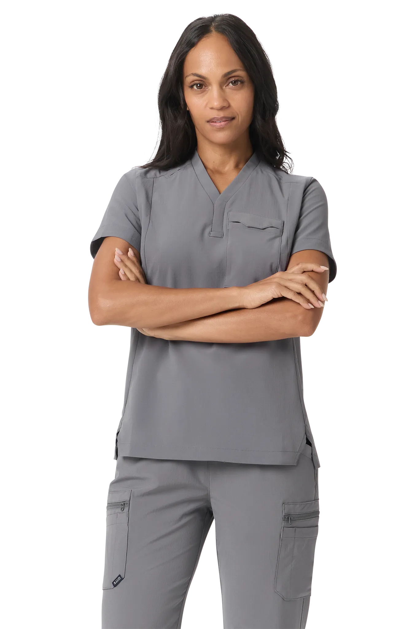 Women's 5.11® One Pocket Scrub Top – Storm