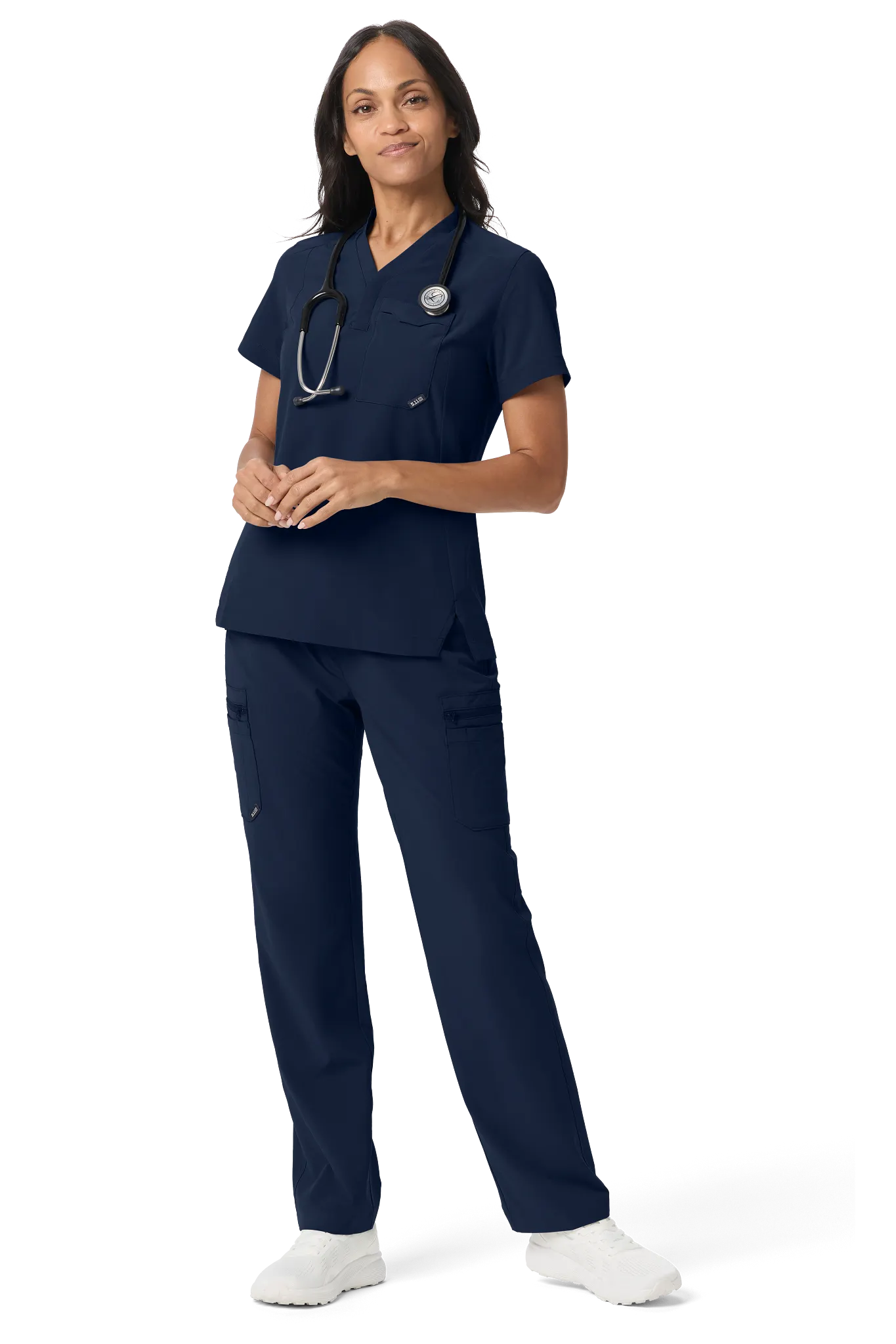 Women's 5.11® One Pocket Scrub Top – Pacific Navy