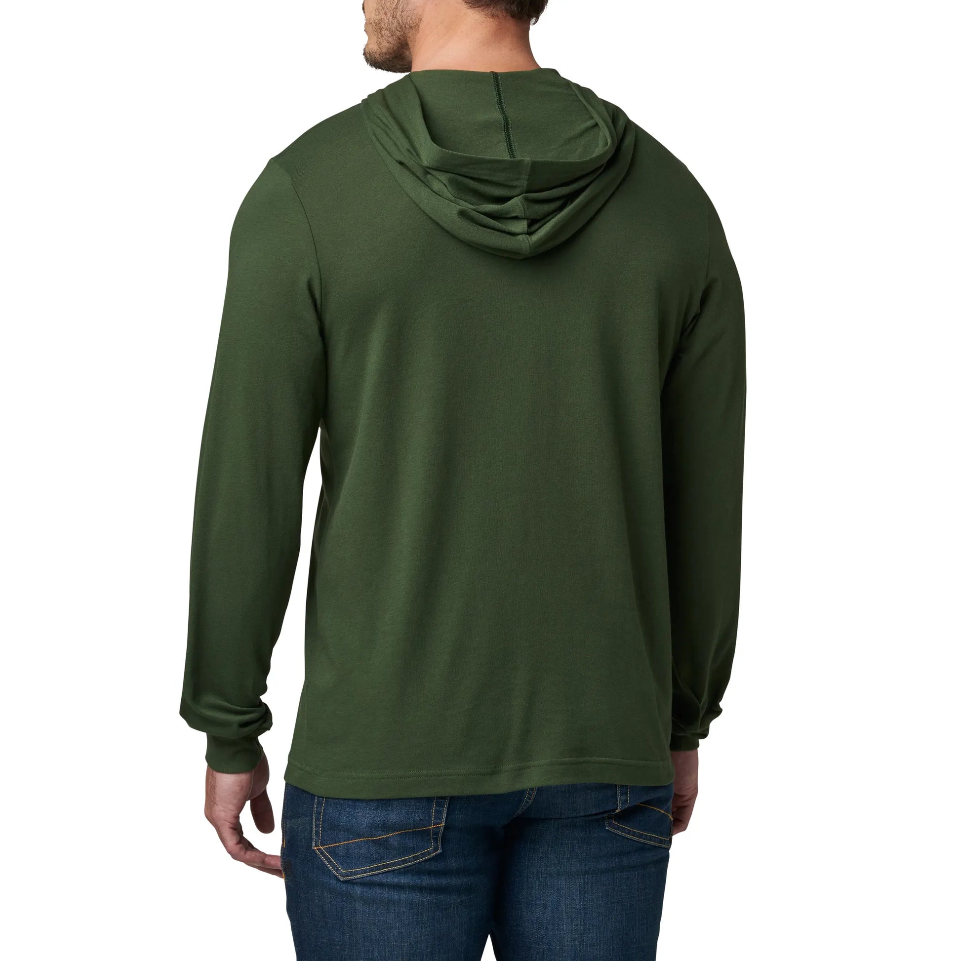 5.11 Hooded Long Sleeve Tee – Kombu Green
