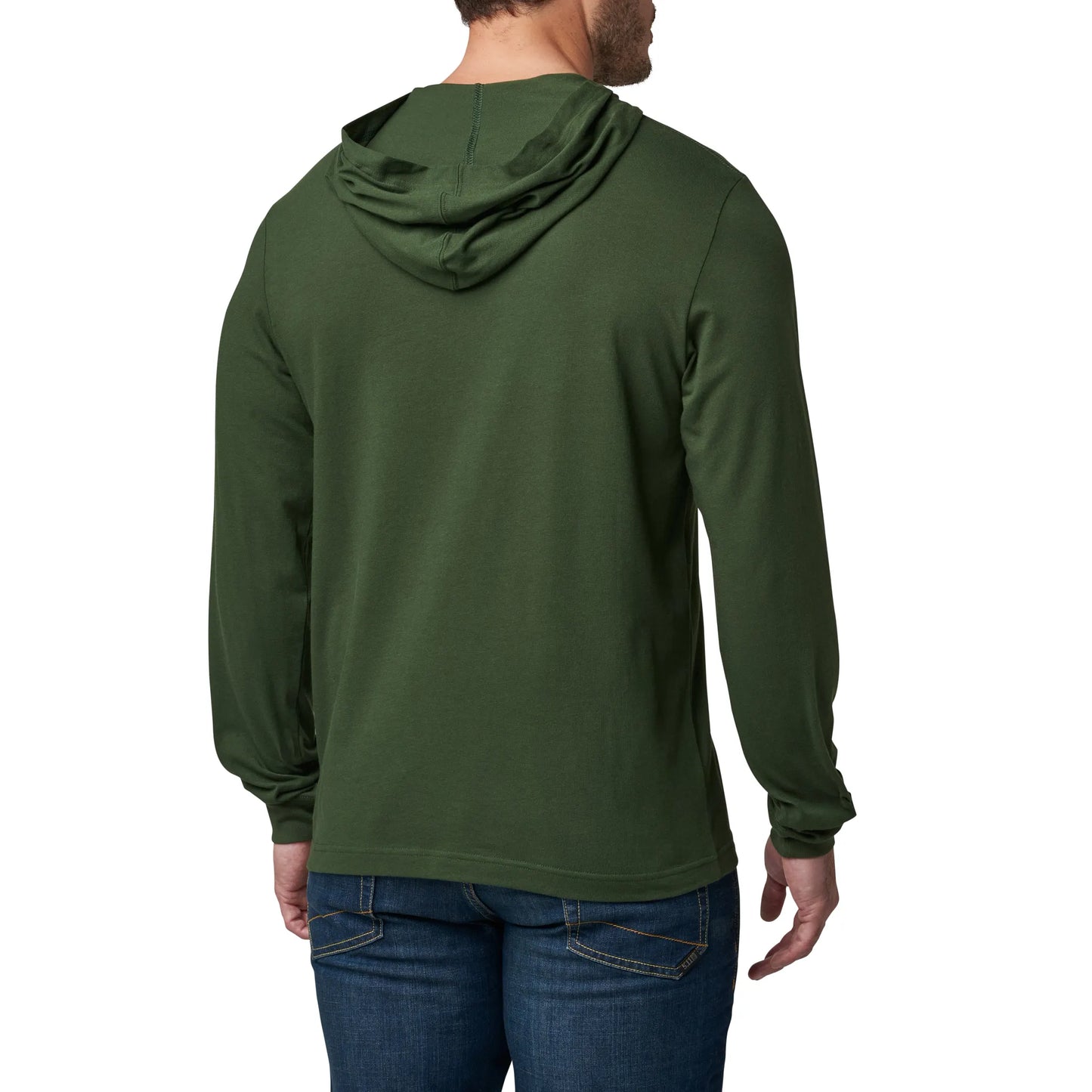 5.11 Hooded Long Sleeve Tee – Kombu Green