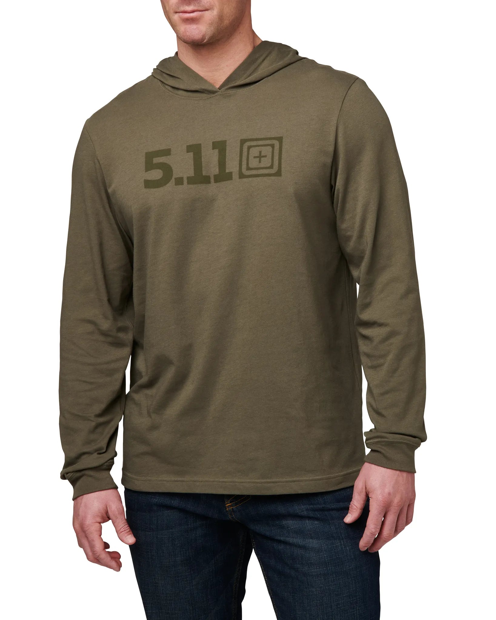 5.11 Hooded Long Sleeve Tee – Ranger Green