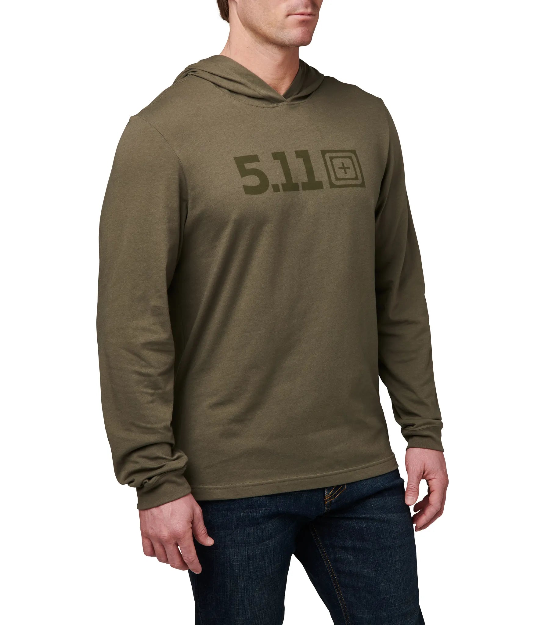 5.11 Hooded Long Sleeve Tee – Ranger Green
