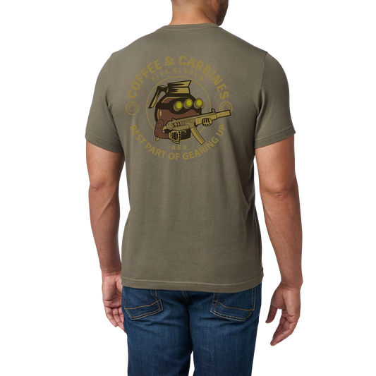 Coffee & Carbines Tee – Ranger Green