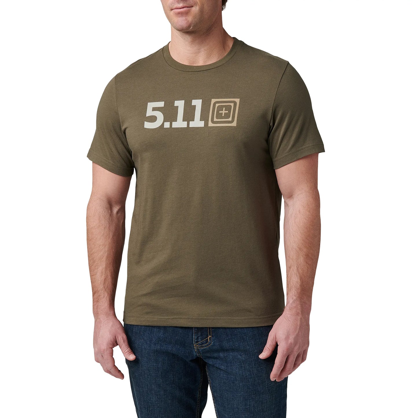 5.11 Logo Tee – Ranger Green