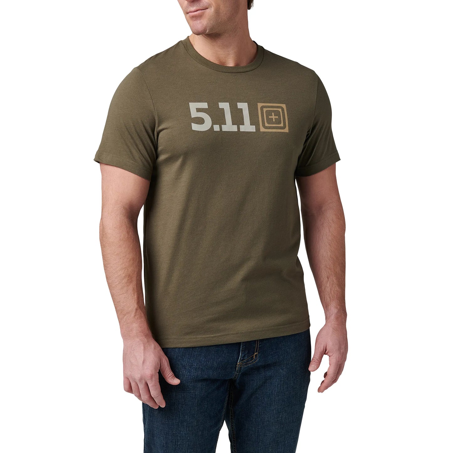 5.11 Logo Tee – Ranger Green