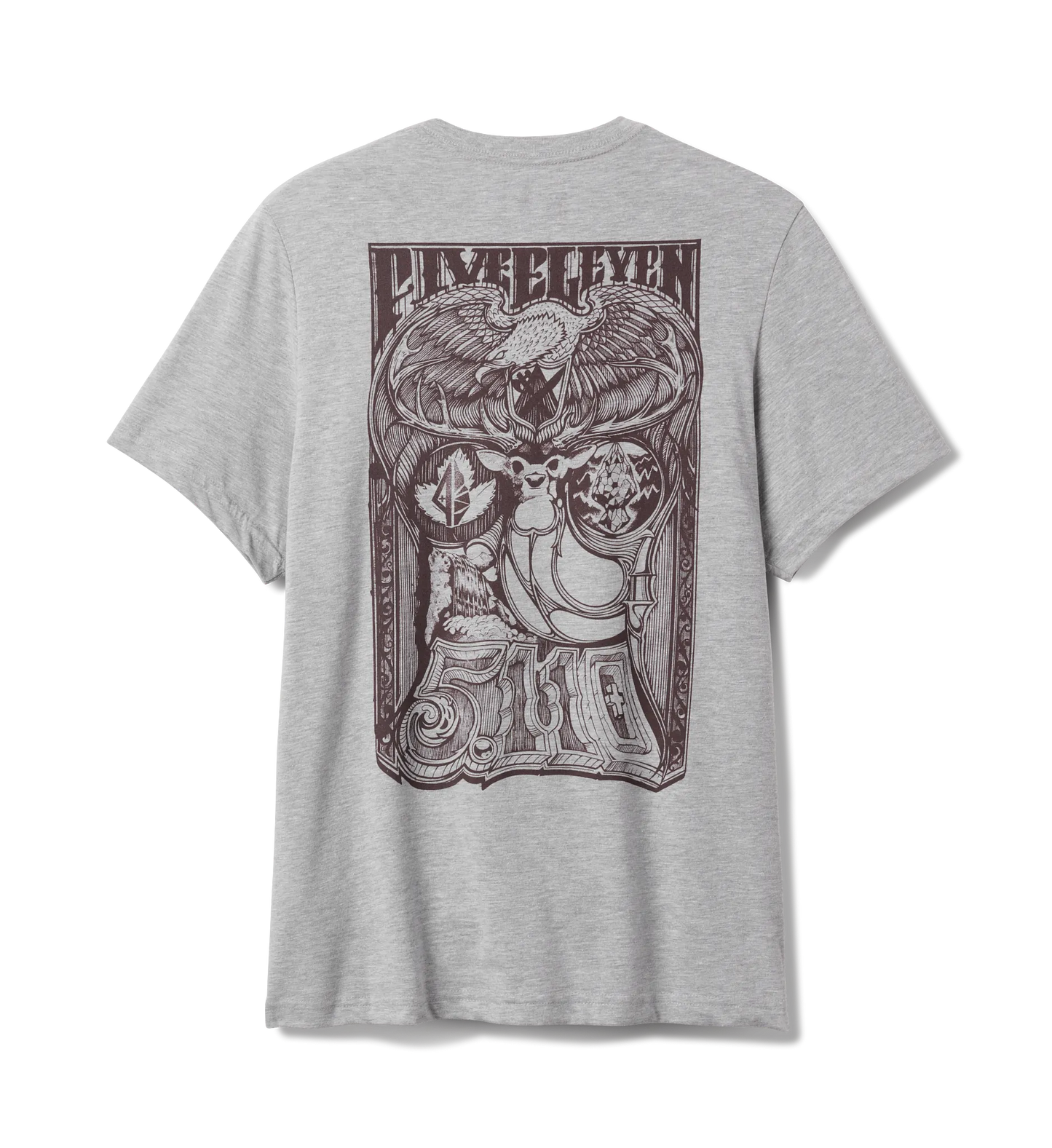 Hunters Lodge Tee – Heather Gray