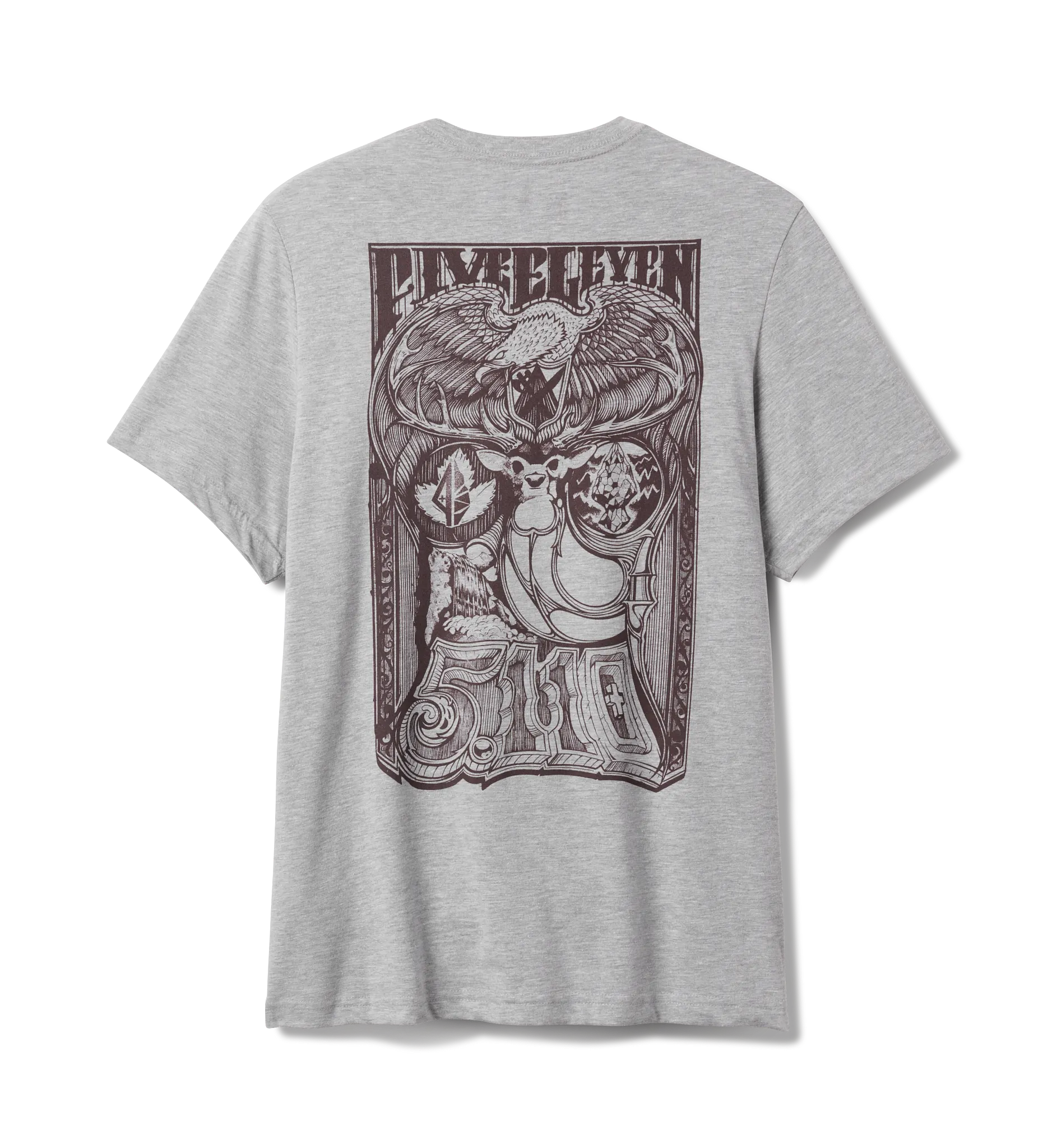 Hunters Lodge Tee – Heather Gray