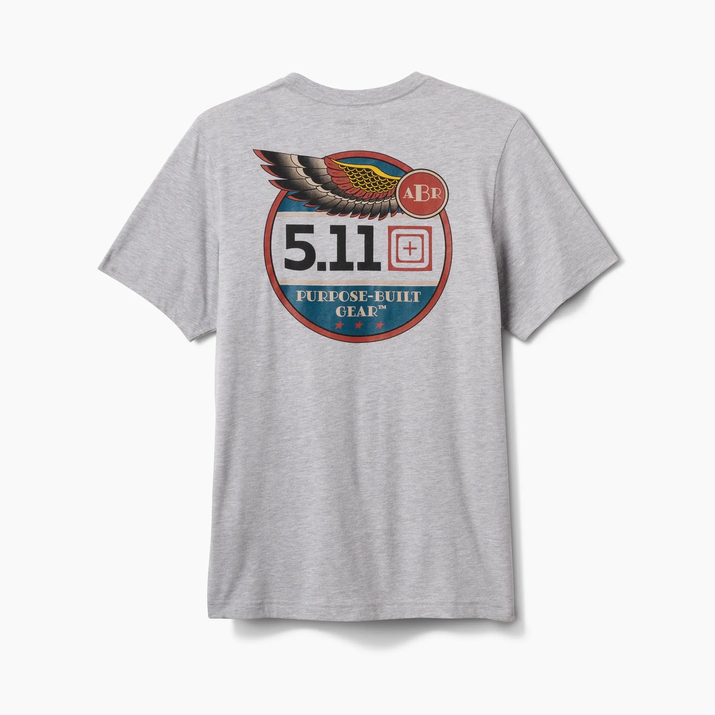 Purpose-Built Gear Crest Tee – Heather Gray