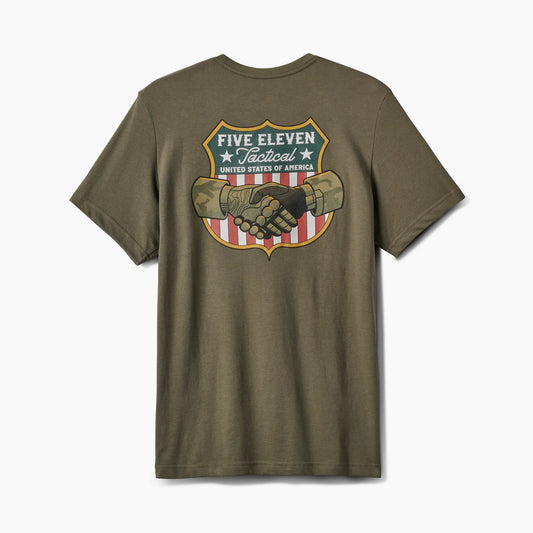 Hands Of Honor Tee – Ranger Green