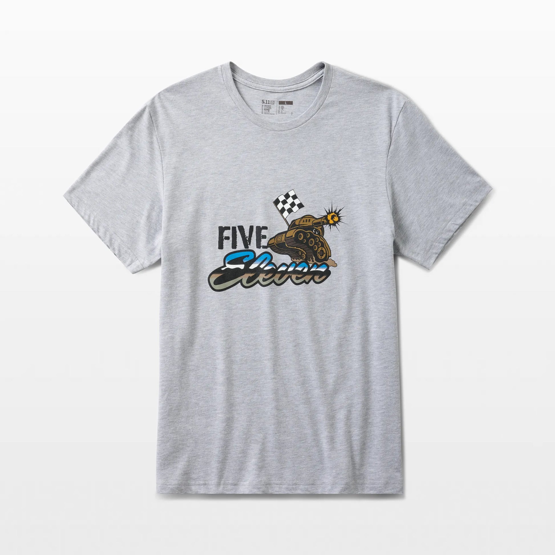 Battle Rattle Tank Short Sleeve Tee – Heather Gray