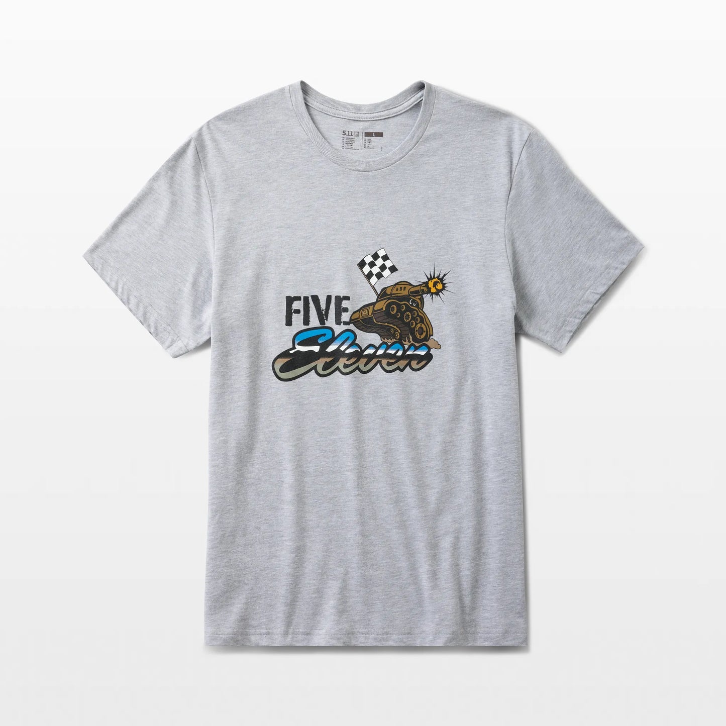 Battle Rattle Tank Short Sleeve Tee – Heather Gray