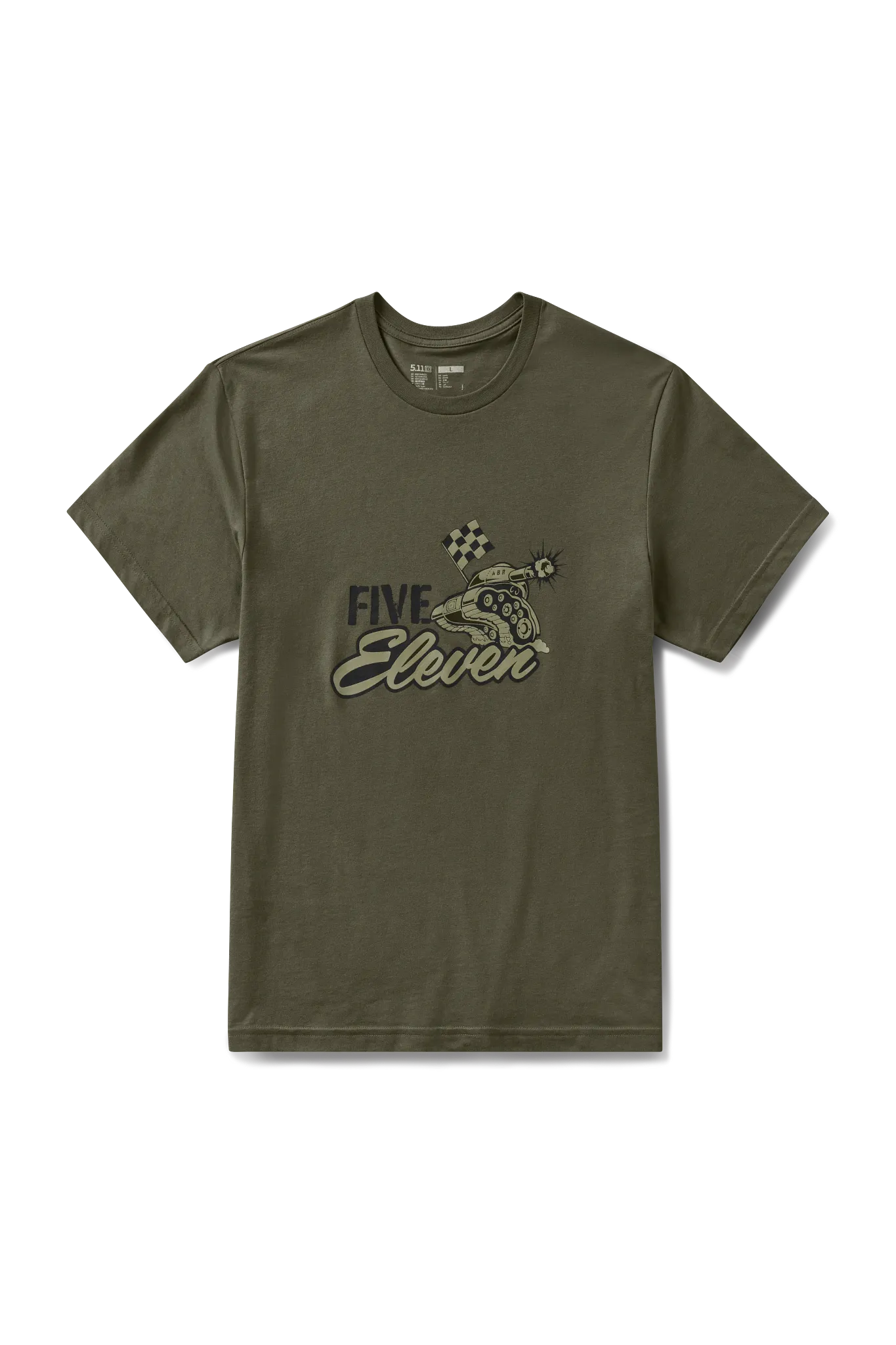 Battle Rattle Tank Short Sleeve Tee – Ranger Green