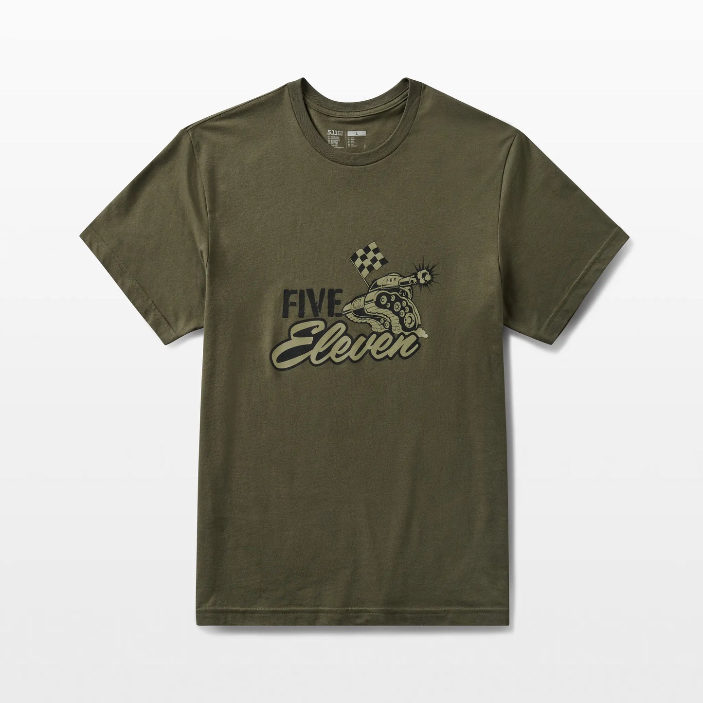 Battle Rattle Tank Short Sleeve Tee – Ranger Green