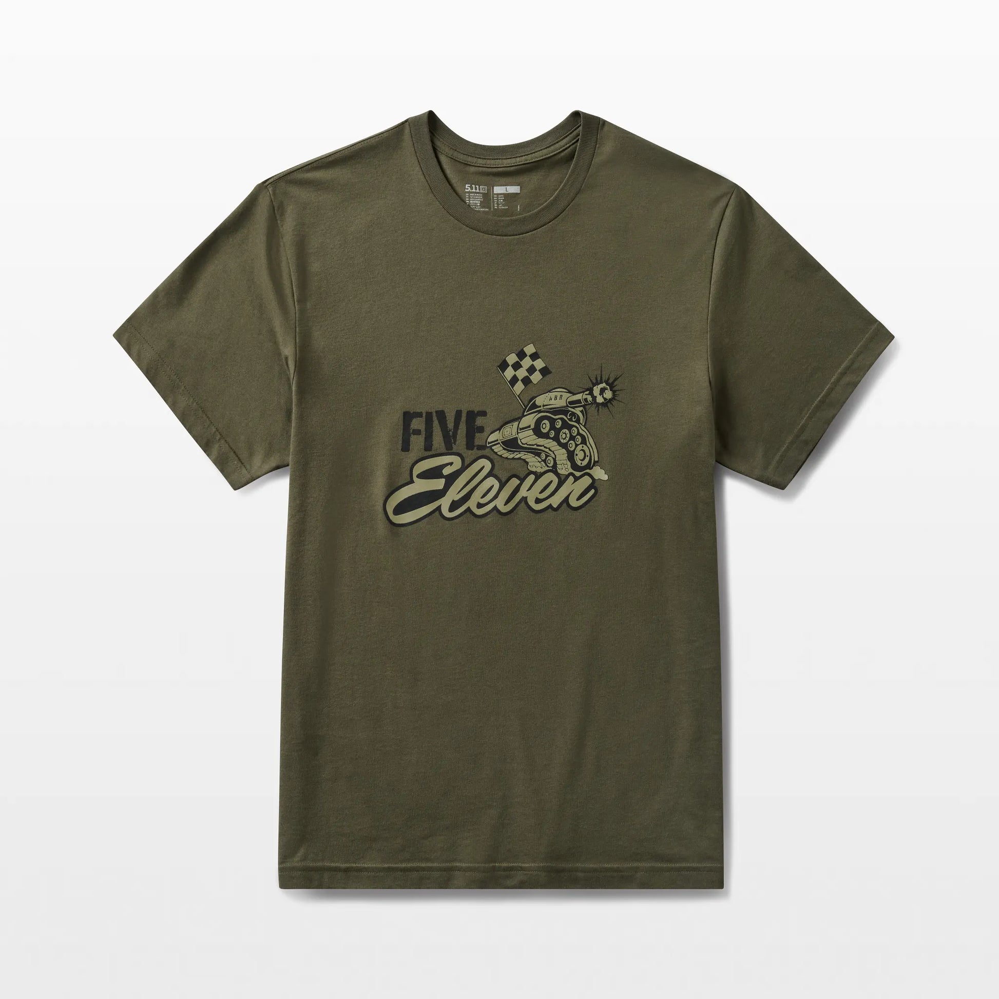 Battle Rattle Tank Short Sleeve Tee – Ranger Green