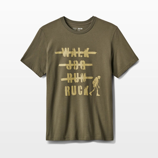 Walk Jog Run Ruck Short Sleeve Tee – Ranger Green