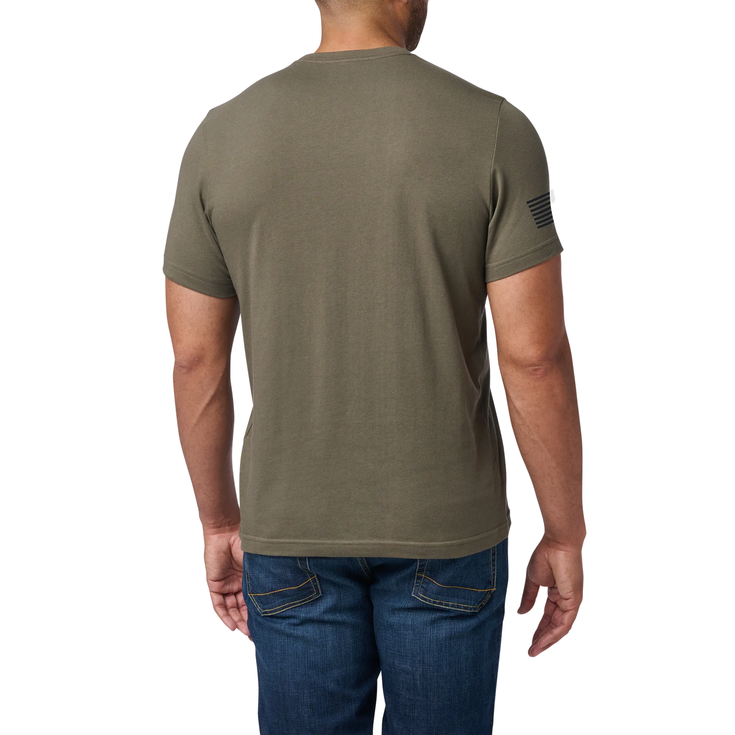 USA Flag Tonal Logo Tee – Ranger Green