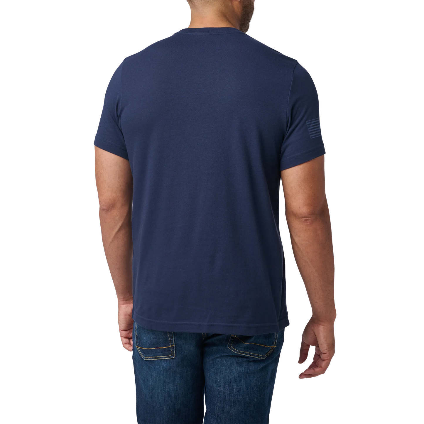USA Flag Tonal Logo Tee – Pacific Navy