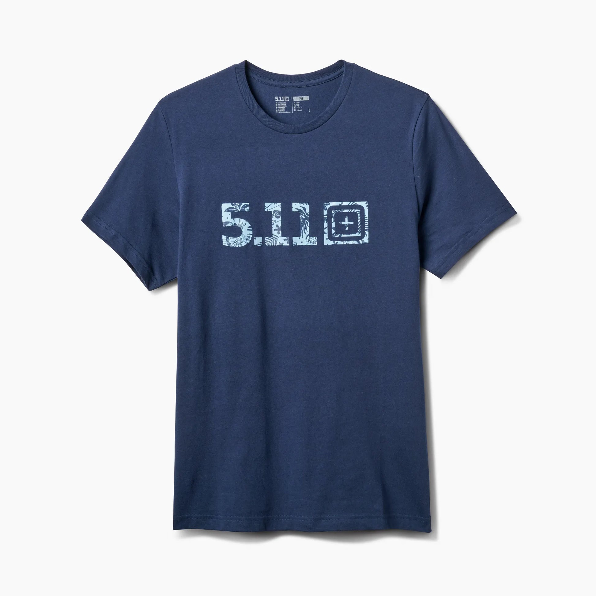 Hawaiian Print Fill 5.11® Tee – Pacific Navy