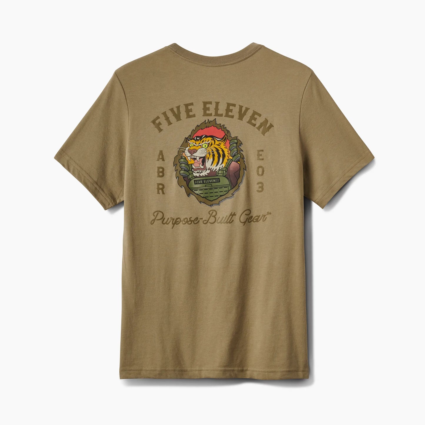 Tiger Rage Tee – Covert Green
