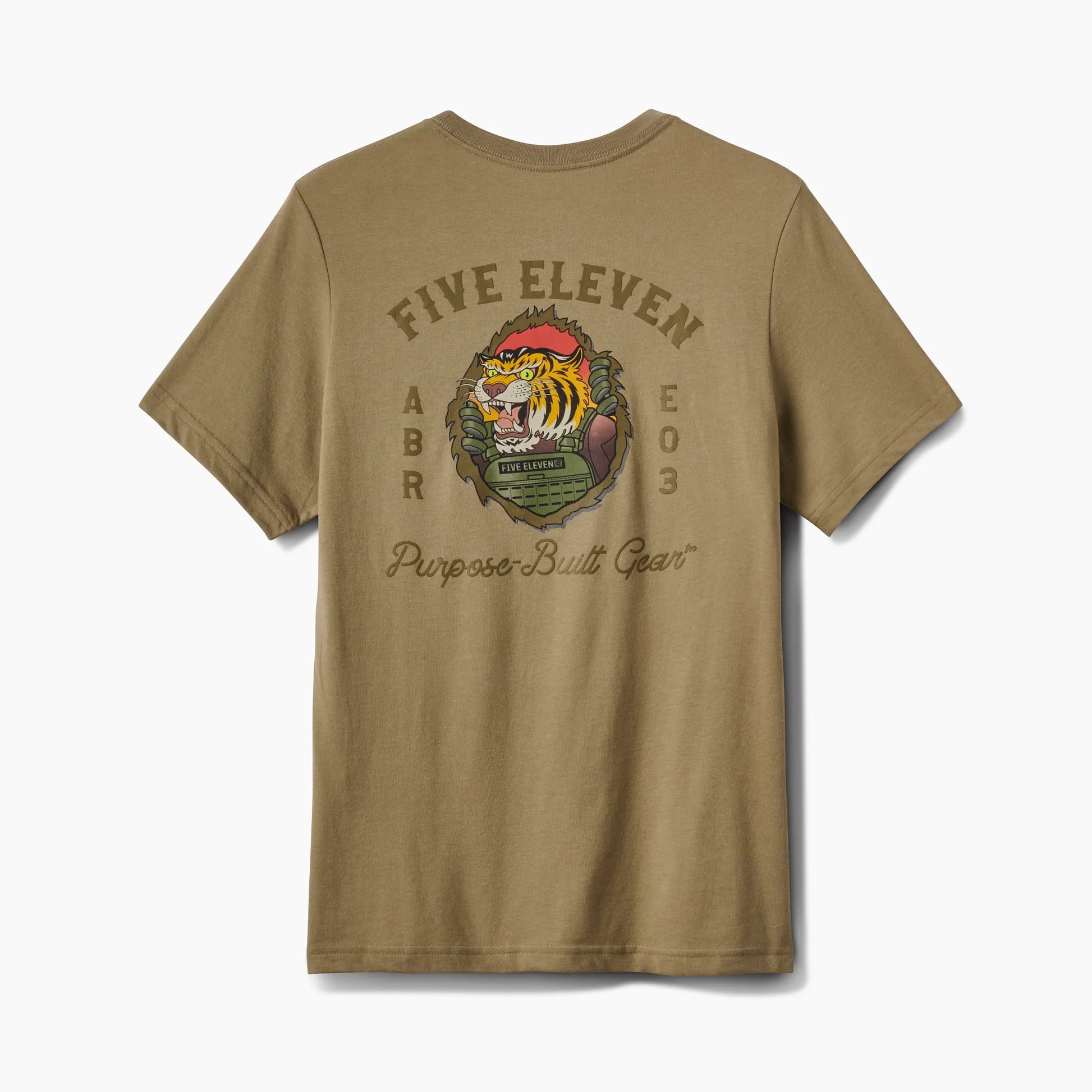 Tiger Rage Tee – Covert Green