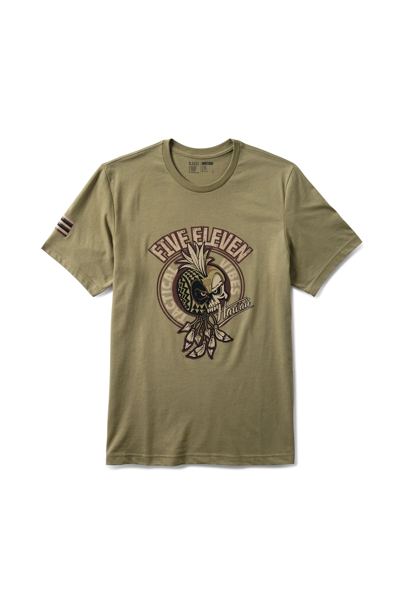 Island Vibes Short Sleeve Tee – Covert Green