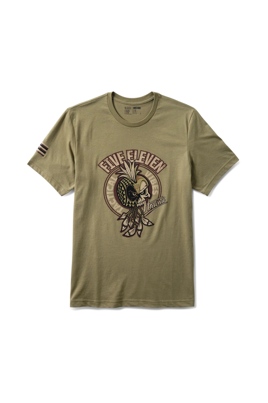 Island Vibes Short Sleeve Tee – Covert Green
