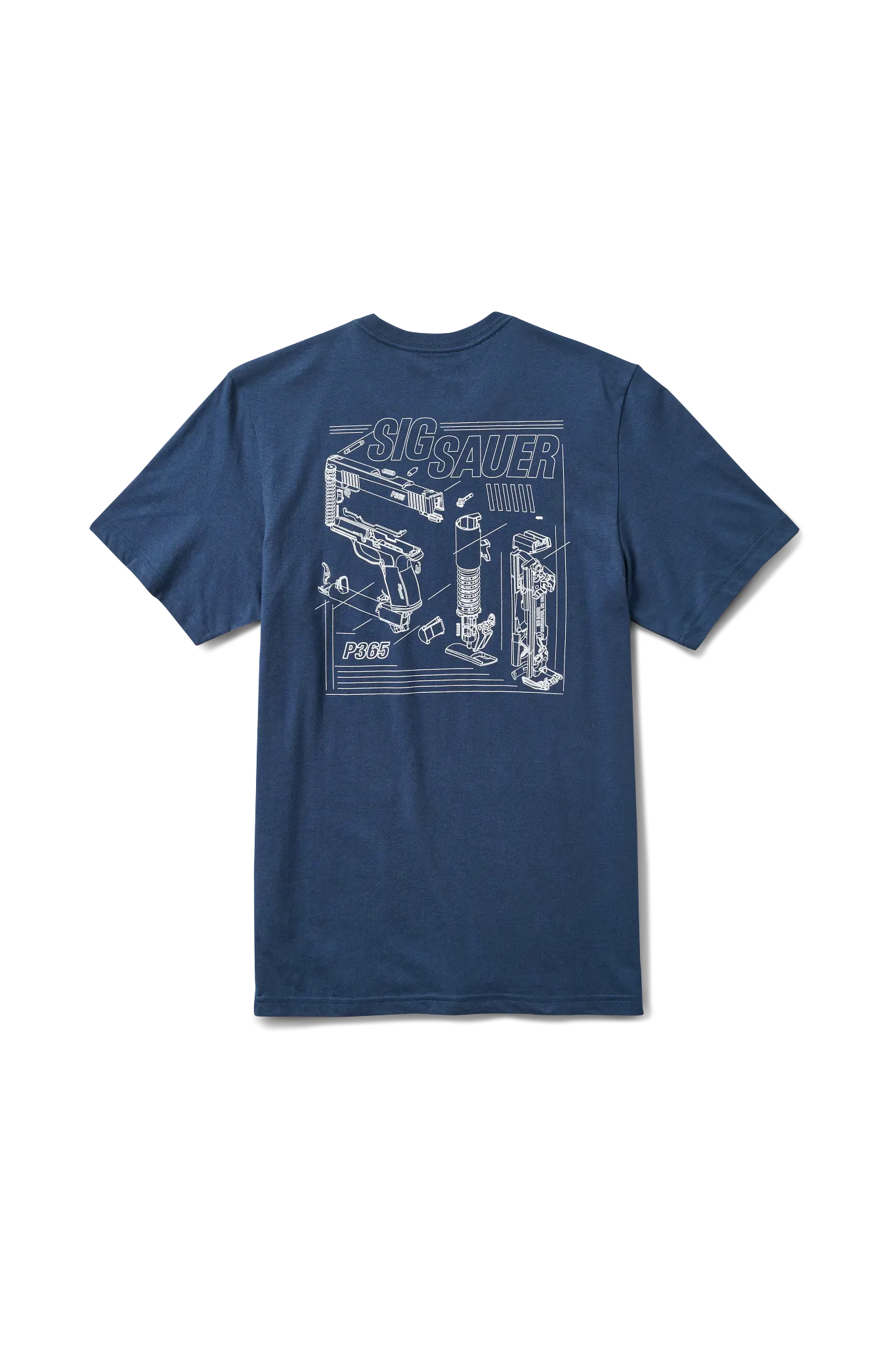 5.11 Sig Sauer Schematic Short Sleeve Tee – Pacific Navy