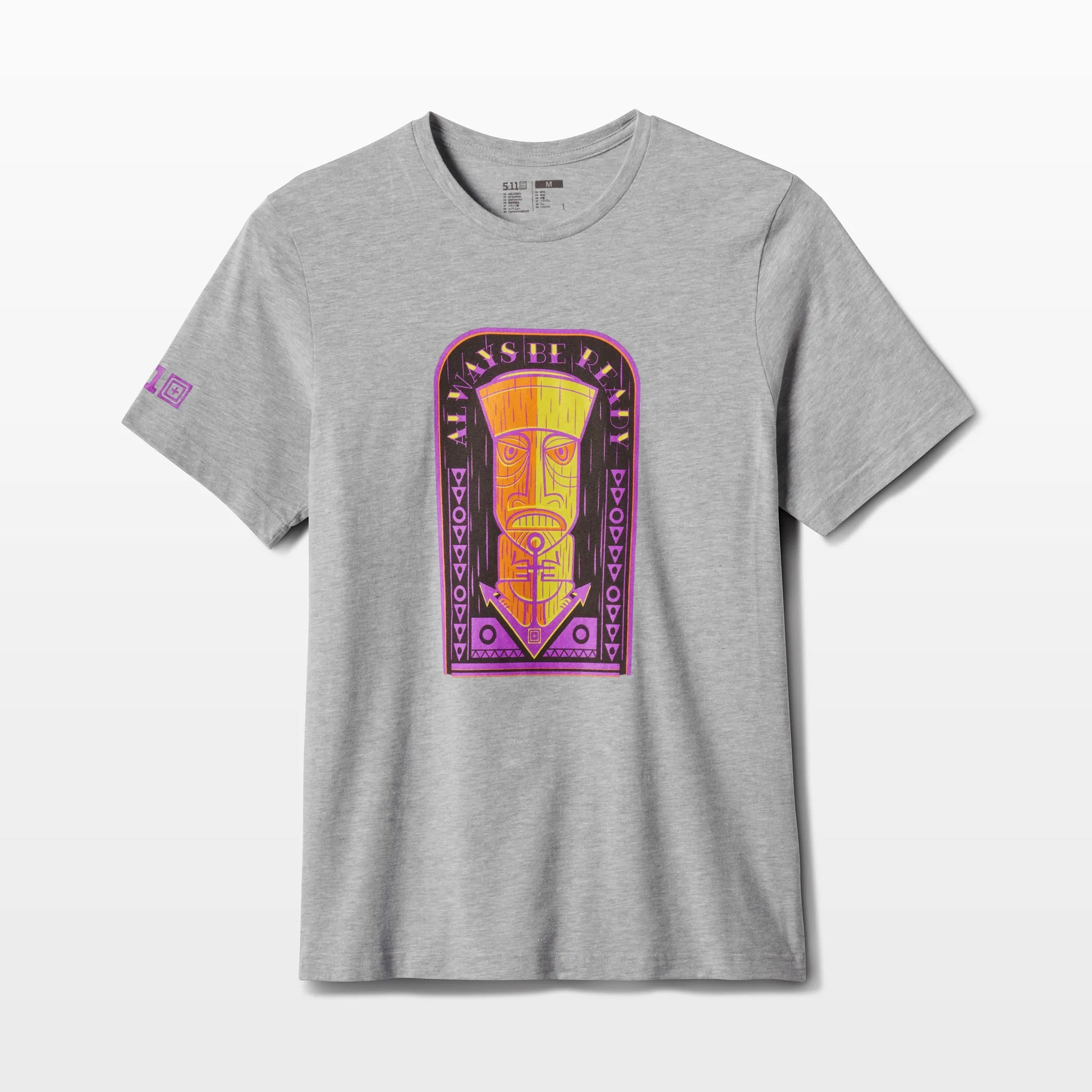 Tiki Short Sleeve Tee – Heather Gray