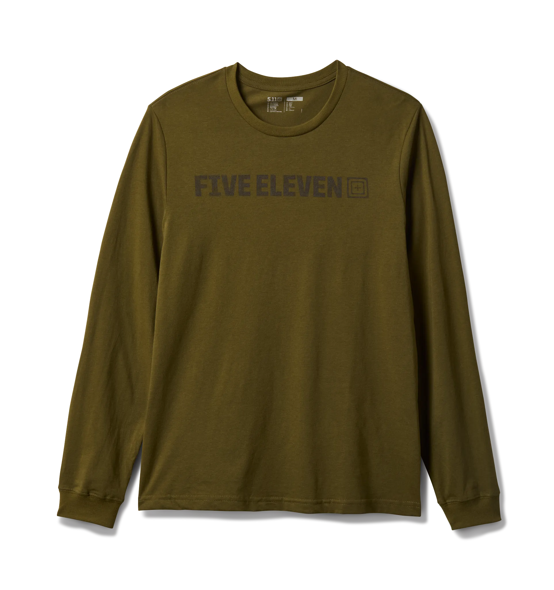 Weathered Lock Up Long Sleeve Tee – Field Green