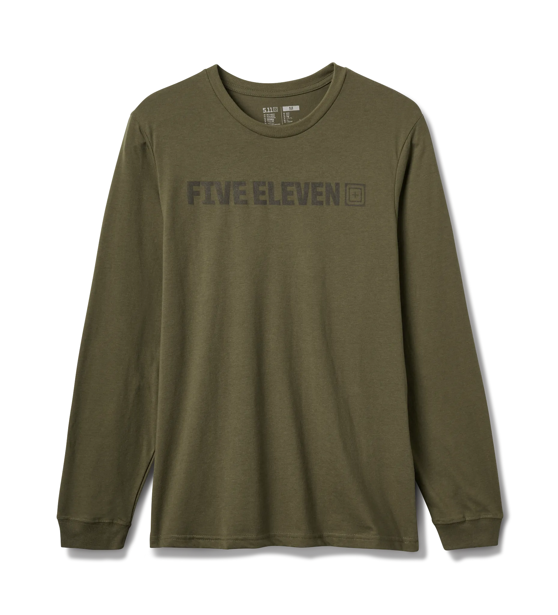 Weathered Lock Up Long Sleeve Tee – Field Green