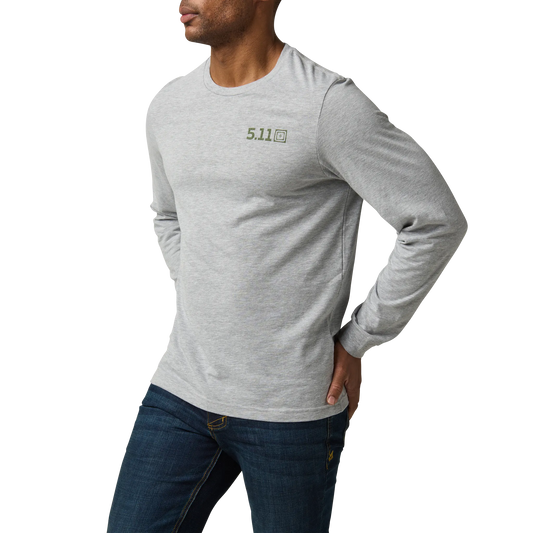 Self Reliant Long Sleeve Tee – Heather Gray