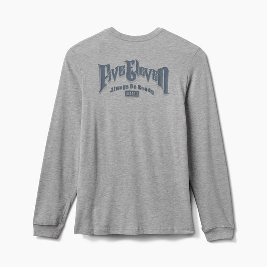 Elevated Five Eleven Long Sleeve Tee – Heather Gray