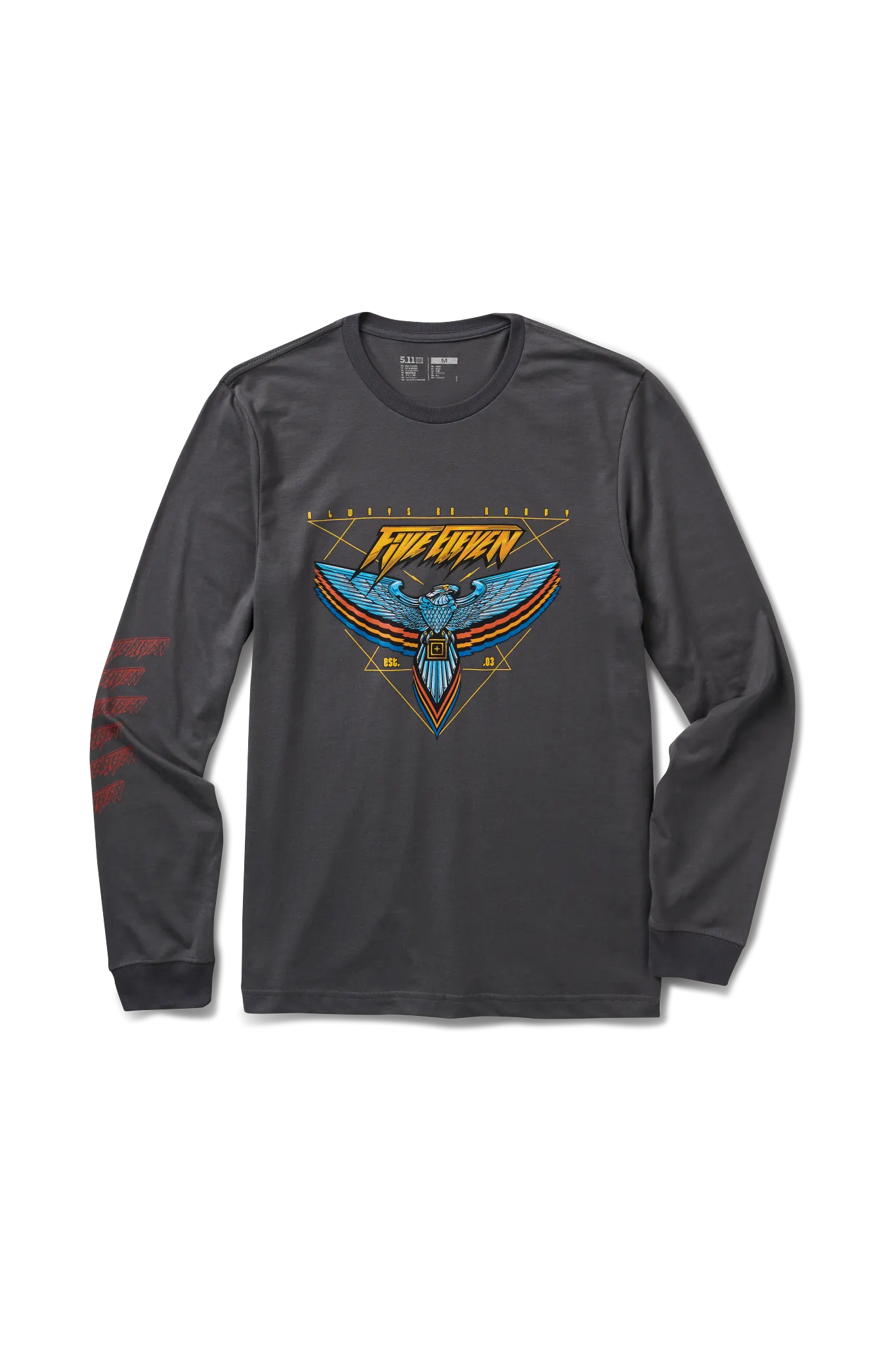 Chrome Eagle Long Sleeve Tee – Flint