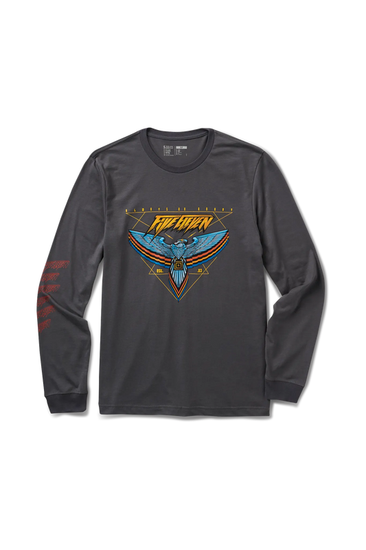Chrome Eagle Long Sleeve Tee – Flint