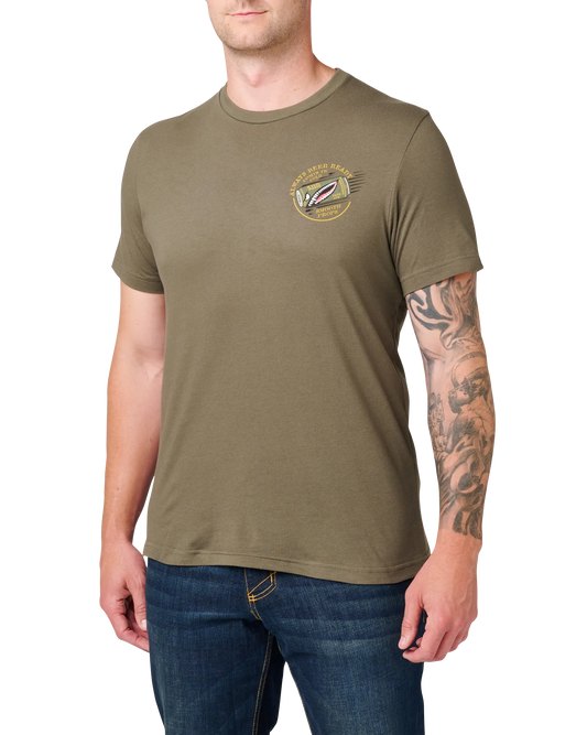 Comin' In Cold Tee – Ranger Green