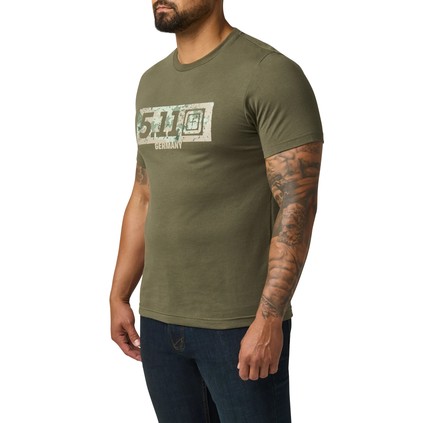 Camo Fill Germany Tee – Ranger Green