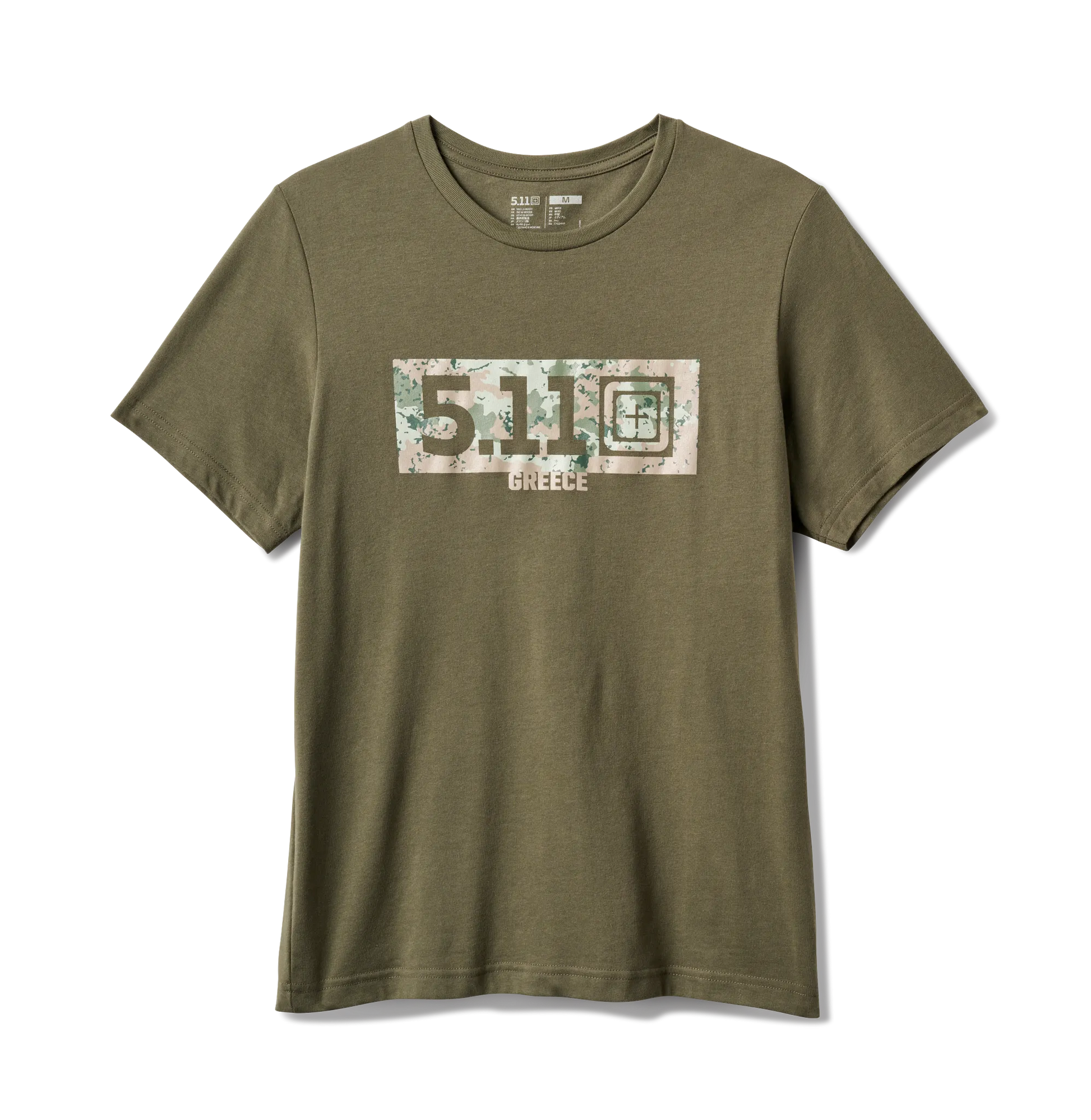 Camo Fill Greece Tee – Ranger Green