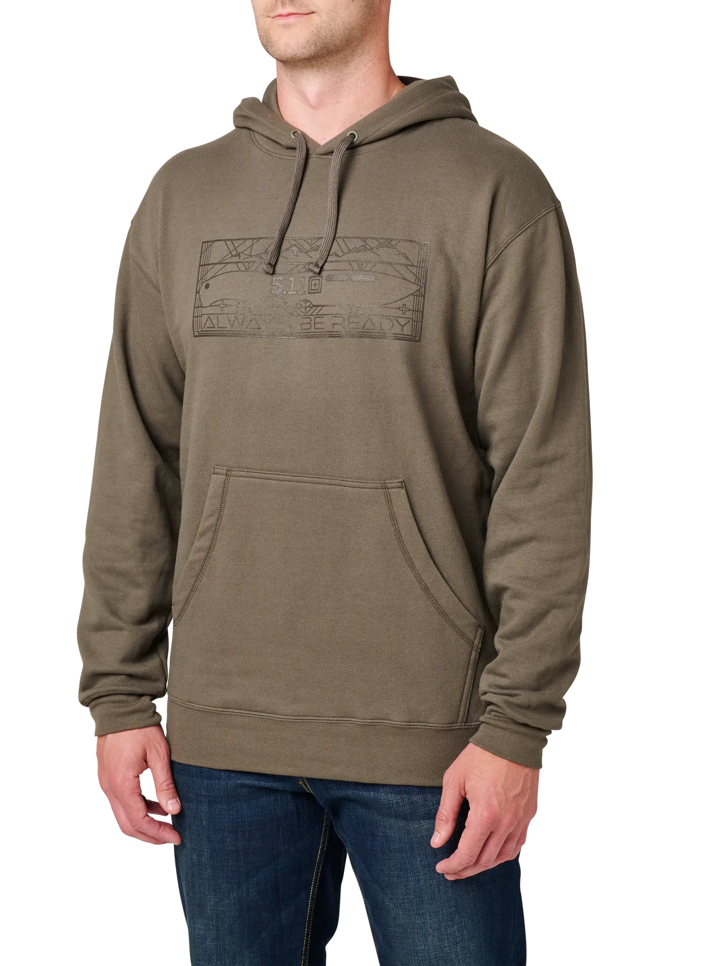 ABR® Camp Knife Hoodie – Ranger Green