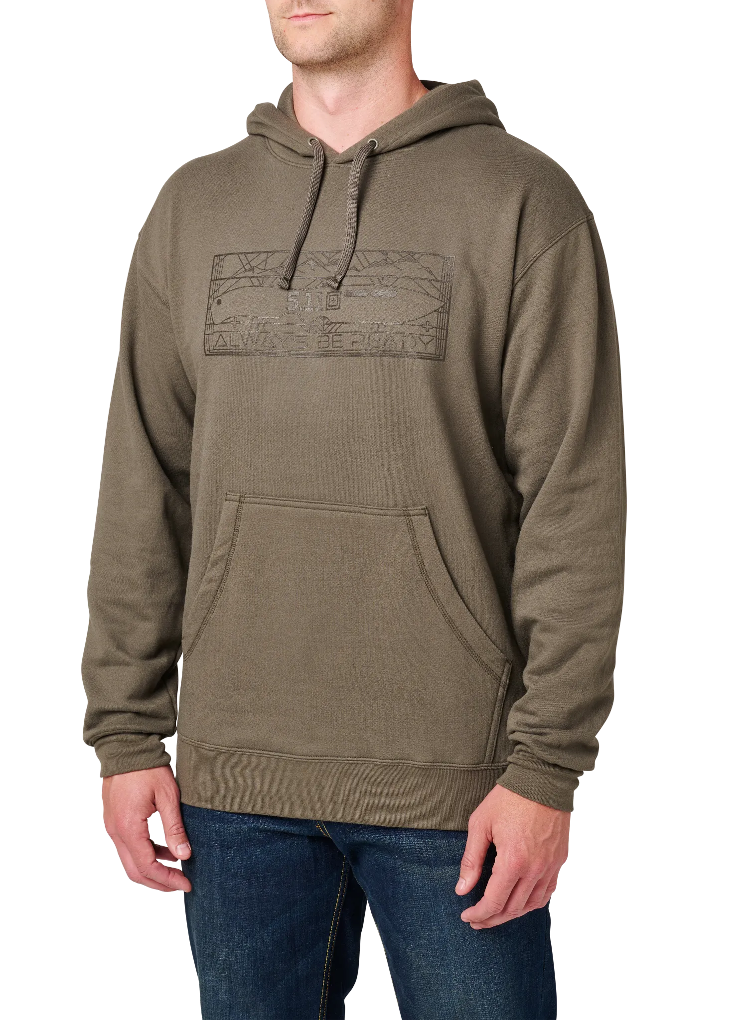 ABR® Camp Knife Hoodie – Ranger Green