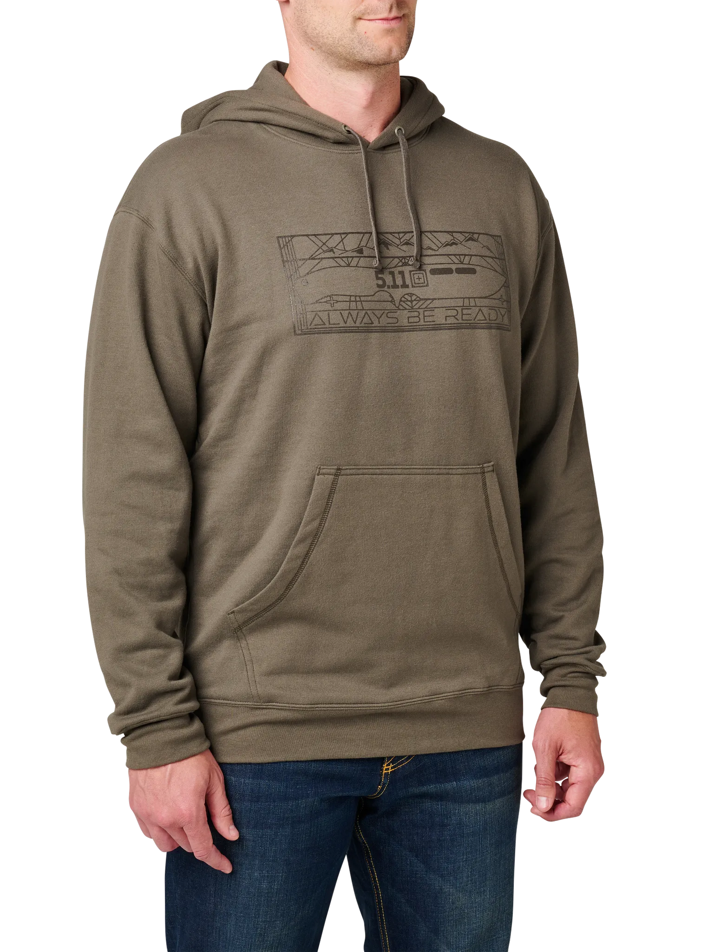 ABR® Camp Knife Hoodie – Ranger Green