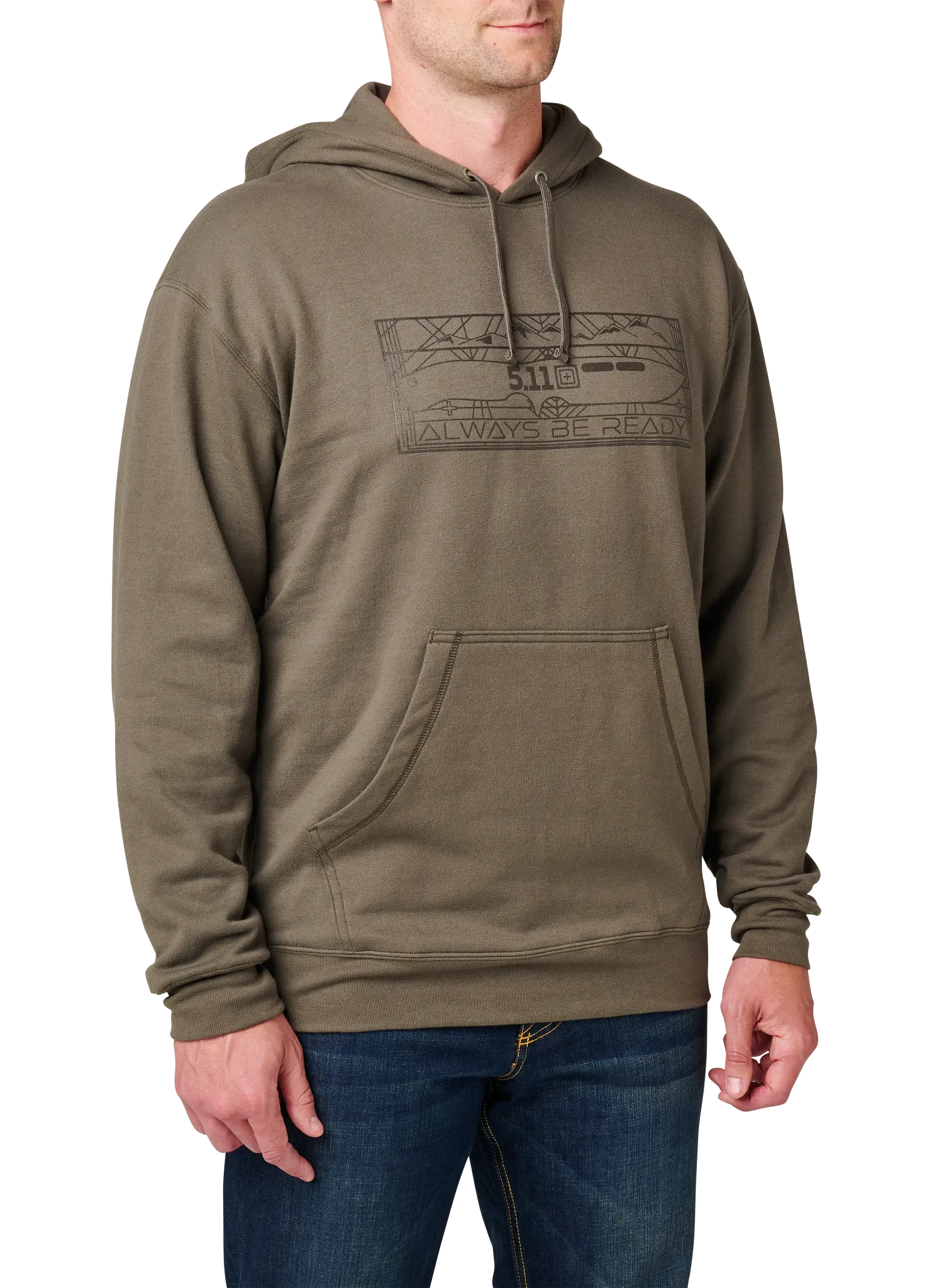 ABR® Camp Knife Hoodie – Ranger Green