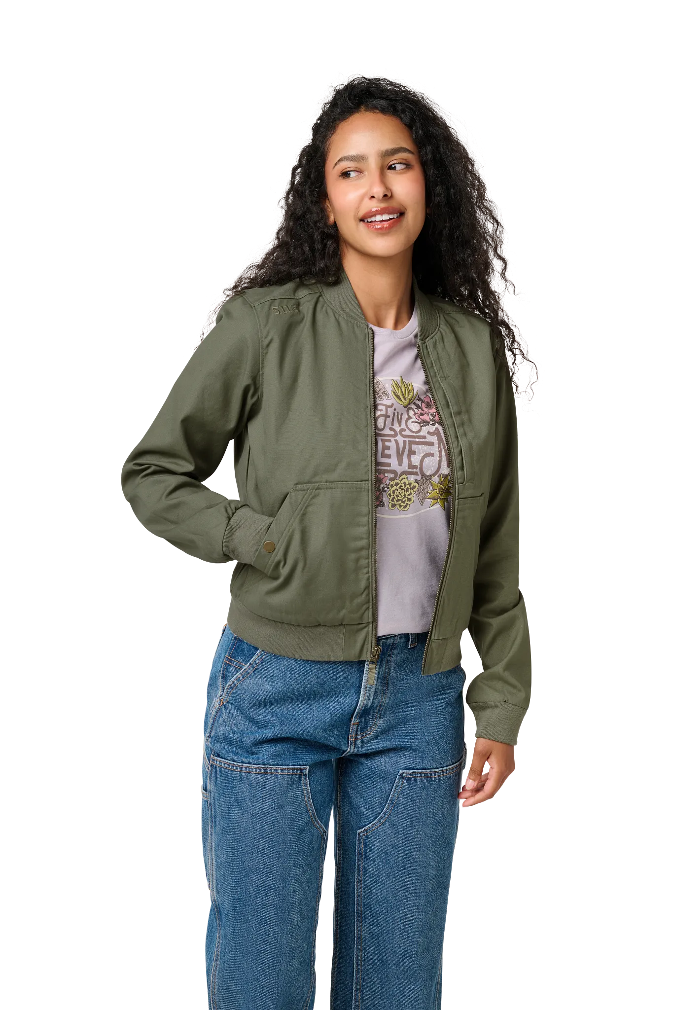 Women's Marty Bomber Jacket – Tank Green